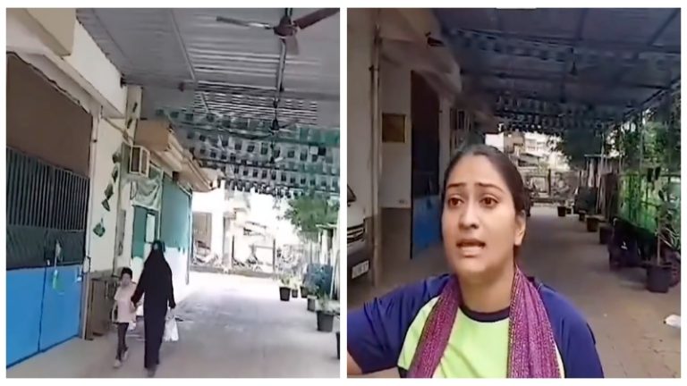 जहाँ होनी थी माता की चौकी, वहाँ मुस्लिमों ने रख दिया कबाड़: पालघर में नवरात्रि मनाना दूभर, पीड़ित हिंदू बोले- सोसायटी में मदरसा बनाने वाले हमें रोक रहे
