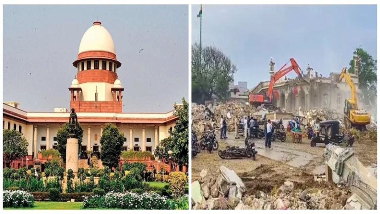 हमारे आदेश की अवमानना हुई तो अधिकारियों को भेजेंगे जेल: बुलडोजर कार्रवाई पर भड़का सुप्रीम कोर्ट, गिर सोमनाथ में गिराए गए हैं अवैध मस्जिद-दरगाह