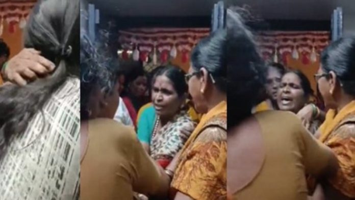 कर्नाटक बेलगावी महिला पिटाई