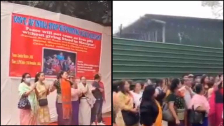 मणिपुर सरकार से बाहर हुई NPP, दिल्ली में मैतेई महिलाओं का प्रदर्शन: अमित शाह की हाई लेवल मीटिंग, 2 साल के बच्चे-बुजुर्ग महिला की लाश बहकर असम पहुँची