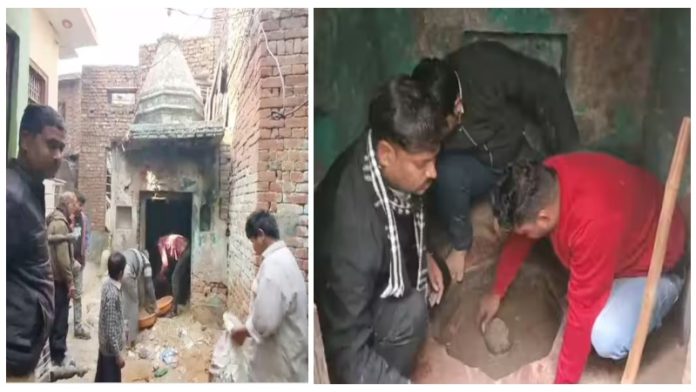अलीगढ़ के मुस्लिम बहुल एरिया में मिला शिव मंदिर