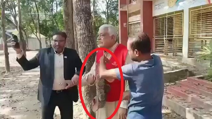 स्वतंत्रता सेनानी का अपमान