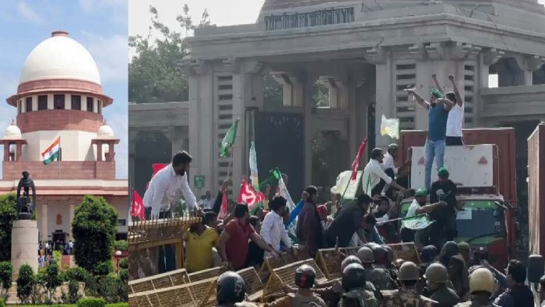 हाईवे जाम न करें, जनता को दिक्कत न हो: सुप्रीम कोर्ट ने किसान संगठनों को पढ़ाया ‘शांतिपूर्ण प्रदर्शन’ का पाठ, इधर दिल्ली कूच से नोएडा बॉर्डर पर हाल-बेहाल