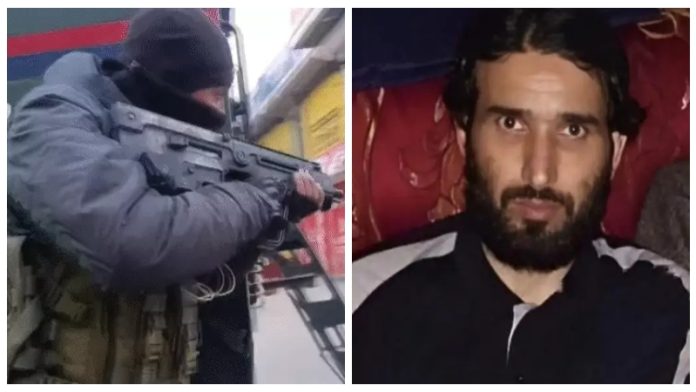 हिजबुल कमांडर फारूक अहमद भट उर्फ नल्ली और सुरक्षाबल