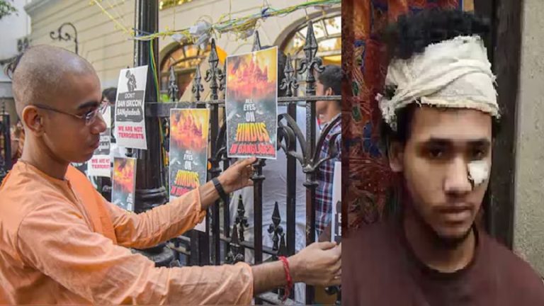 जैसे ही पता चला मैं हिंदू हूँ तो लात-घूँसों से लगे मारने… कोलकाता से ढाका गए भारतीय युवक को घेर कर पीटा: पासपोर्ट-वीजा सब तैयार, फिर भी इस्कॉन के संतों को धार्मिक यात्रा पर भारत नहीं आने दे रहा बांग्लादेश