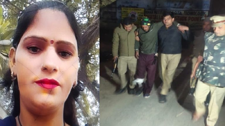 शादीशुदा हिंदू महिला के घर में घुसा असलम अंसारी, हत्या करके फरार हुआ: मुरादाबाद पुलिस ने एनकाउंटर के बाद दबोचा, पैर में गोली मारी