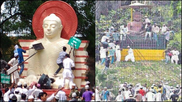 रमजान (‘शांति’ का महीना) में नमाज कर निकली भीड़ ने बुद्ध-महावीर की तोड़ी थी मूर्तियाँ, अखिलेश सरकार ने कोर्ट को बताया था ‘मनोरंजन’ के लिए थीं प्रतिमाएँ