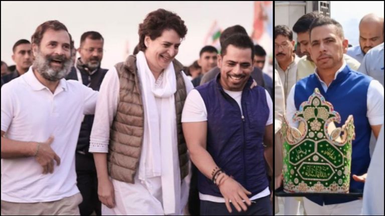 राम मंदिर में दर्शन की गाँधी परिवार को फुर्सत तक नहीं, पर बीवी के MP बनते ही रॉबर्ट वाड्रा को ‘हाजी अली ने बुलाया’: इस सेक्युलरिज्म की बत्ती बना लो कॉन्ग्रेसियों, हम ‘भक्त’ ही ठीक हैं