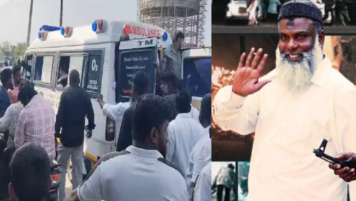 आतंकी एस ए बाशा को अंतिम विदाई