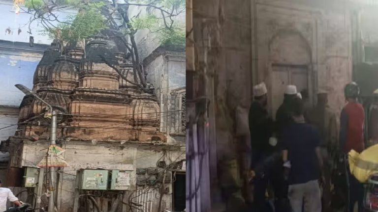 बिजली की तारें, जमाल संस का बोर्ड, अवैध निर्माण… अब वाराणसी के मुस्लिम बहुल इलाके में मिला 40 साल से बंद मंदिर, भीतर मलबा और मिट्टी: हिंदू संगठन ने CM योगी को लिखा पत्र