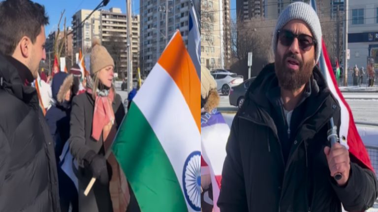 यहूदियों की सुरक्षा के लिए आगे आए हिंदू, हाथों में थामी बजरंग बली की पताका… लगाए जय श्रीराम के नारे: कनाडा में कड़ाके की ठंड में दिखाई एकजुटता, Video