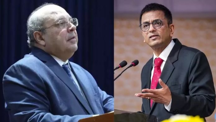पूर्व जस्टिस नरीमन और पूर्व CJI चंद्रचूड़