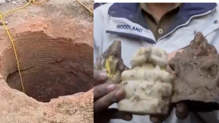 संभल में 46 साल बाद मिला जो मंदिर, उसके कुएँ की खुदाई में निकली देवी-देवताओं की खंडित मूर्ति: लोग दर्शन के लिए उमड़े, प्रशासन करवाएगा जाँच