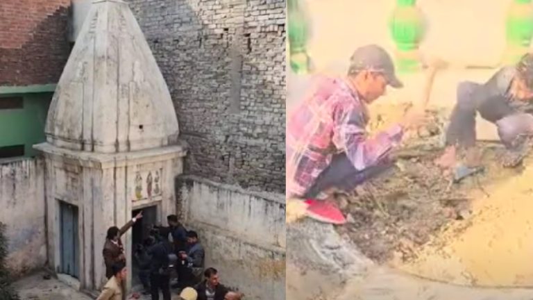 संभल में पुलिस पर हमला करने जिस इलाके से आए थे मुस्लिम उपद्रवी वहाँ भी एक बंद मंदिर मिला, भीतर में विराजमान थे हनुमान जी और राधा-कृष्ण: प्रशासन 22 कुएँ की खोज में लगा