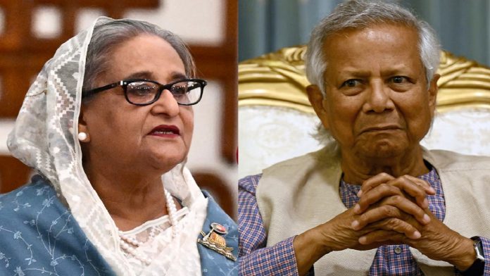 शेख हसीना, मोहम्मद युनुस