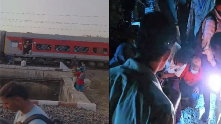 लखनऊ से मुंबई जा रही थी पुष्पक एक्सप्रेस, आग की अफवाह से यात्री कूदे: कर्नाटक एक्सप्रेस की चपेट में आकर कई के हुए टुकड़े, 12 मौतें