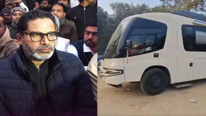 प्रशांत किशोर और उनकी वैनिटी वैन