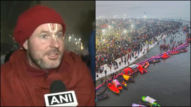 माथे पर तिलक, तन पर भगवा और मन में उत्साह: महाकुंभ में विदेशी श्रद्धालुओं का लगा तांता, रूसी महिला बोली- ‘मेरा भारत महान’, ब्राजील का युवक बोला- ‘मैं मोक्ष पाने आया’