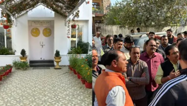 ‘ईसाई बनो या घर बेचो’: पहले घर में बनाया ‘चर्च’ फिर पूरे मोहल्ले के धर्मांतरण की रची साजिश, लखनऊ के गोमती नगर में हिंदू भड़के, बताया- पैसे और प्लॉट का दे रहे लालच