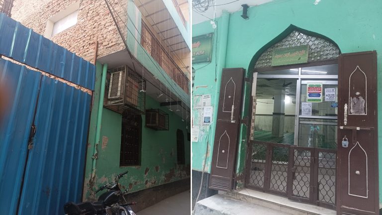 ब्रह्मपुरी की अल मतीन मस्जिद भी धोखे से बनी, अब मंदिर के सामने गेट खोलने की कोशिश: MCD का बोर्ड लगा मामले को दबाने की कोशिश, आखिर क्यों मस्जिद को बड़ा करने की जिद?