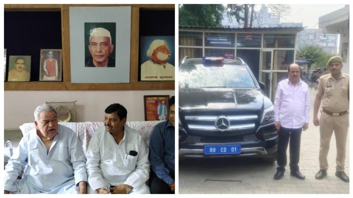 सपा के पूर्व विधायक विजय सिंह और उनका आरोपित भाई कृष्ण शेखर