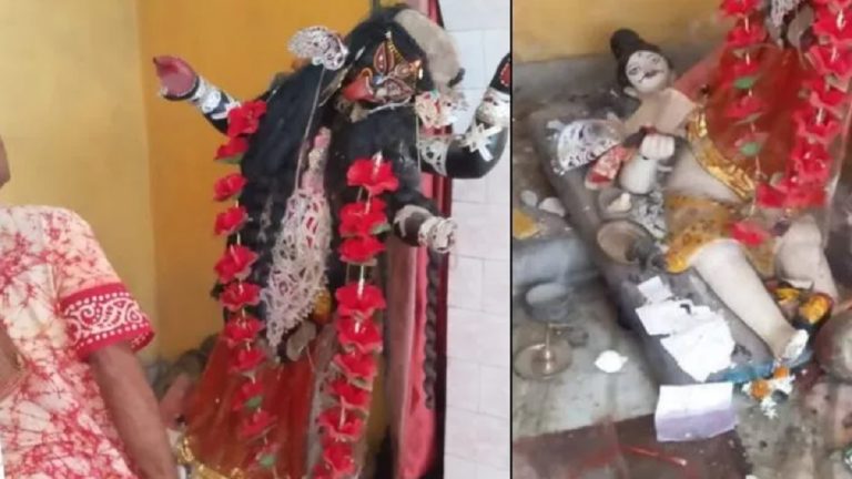 बशीरहाट में काली माता मंदिर पर हमला कर कट्टरपंथियों ने मूर्तियाँ तोड़ी, उपद्रवियों की अगुवाई कर रहा था TMC नेता शाहनूर: BJP बोली- बंगाल को ‘ग्रेटर बांग्लादेश’ बना रहीं ममता बनर्जी