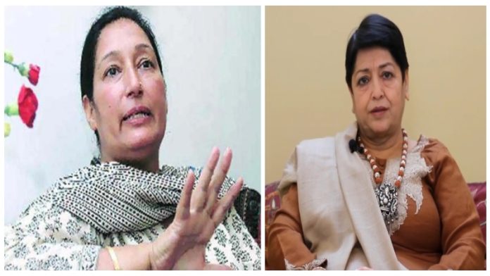जस्टिस निर्मलजीत कौर (बाएँ) और जस्टिस निर्मल यादव
