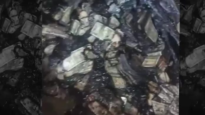 जस्टिस यशवंत वर्मा के आवास पर जलते नोटोें की तस्वीर