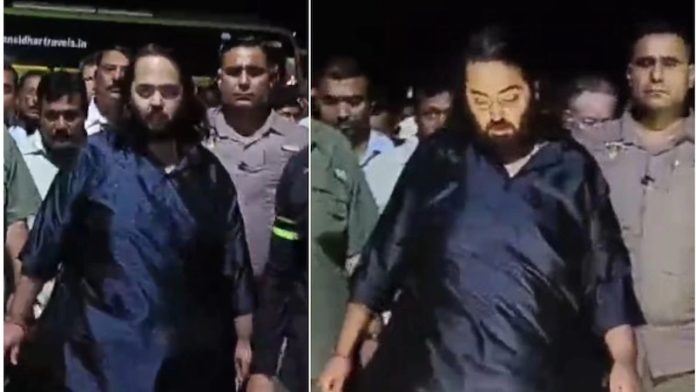 अनंत अंबानी पदयात्रा