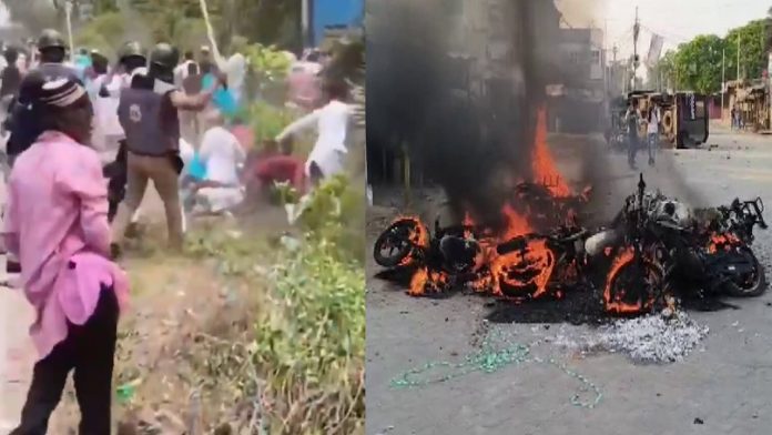 दक्षिण 24 परगना में हिंसा