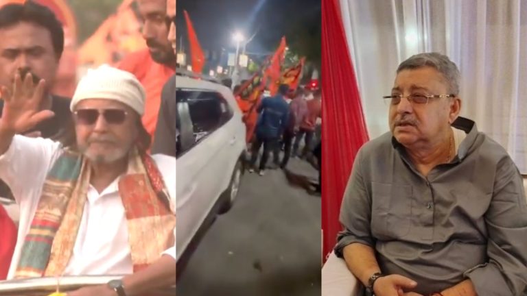 BJP नेता ने शेयर किया बंगाल में रामनवमी शोभायात्रा पर हमले का वीडियो, उधर TMC सांसद ने रुकवाई हनुमान चालीसा: मिथुन की 9% हिन्दुओं से अपील