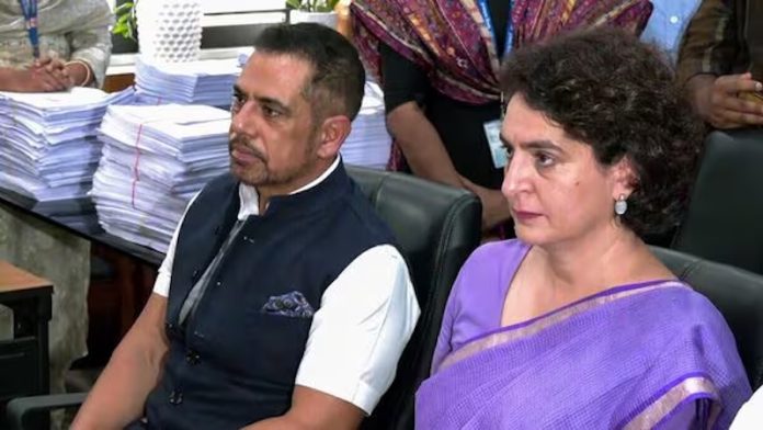 रॉबर्ट वाड्रा, प्रियंका गाँधी