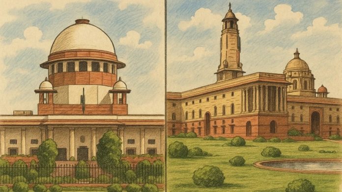 सुप्रीम कोर्ट और राष्ट्रपति हाउस