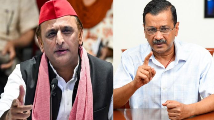 अखिलेश यादव और अरविंद केजरीा