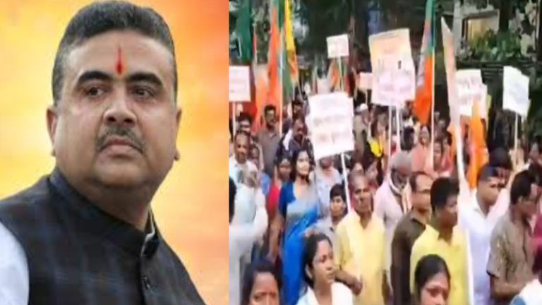 ‘हिंदुओं की आबादी 50% से भी कम, अब बचाव के लिए मिले लाइसेंसी हथियार’ : मुर्शिदाबाद में BJP विधायक ने निकाली ‘हिंदू बचाओ’ रैली, गवर्नर भी बोले- ‘यहाँ हालात बर्बर’