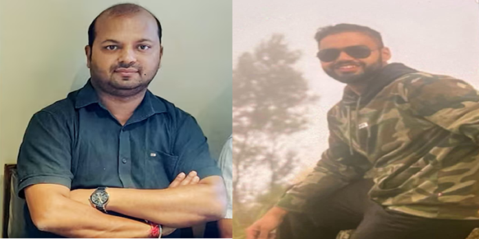आईबी अधिकारी मनीष रंजन (बाएँ) और नौैसेना अधिकार विजय नरवाल