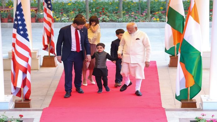 अमेरिकी उपराष्ट्रपति वेंस की भारत यात्रा