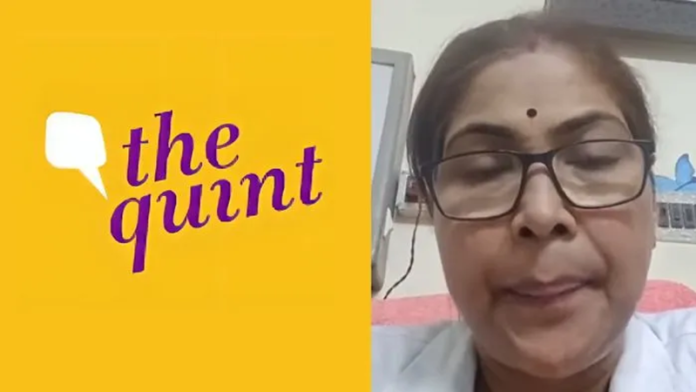 The Quint and Dr Champakali Sarkar