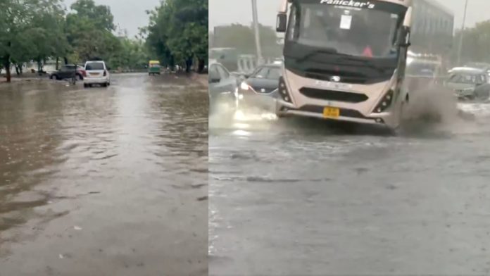 दिल्ली, बारिश, जल-जमाव