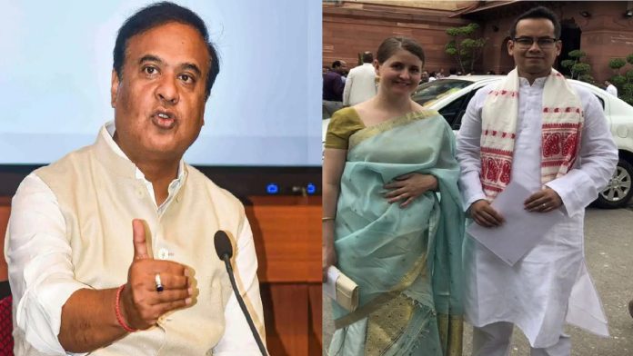 Himanta Biswa Sarma, Gaurav Gogoi, Elizabeth Gogoi