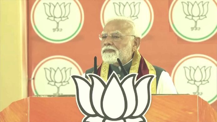 अलीद्वारपुर में पीएम मोदी