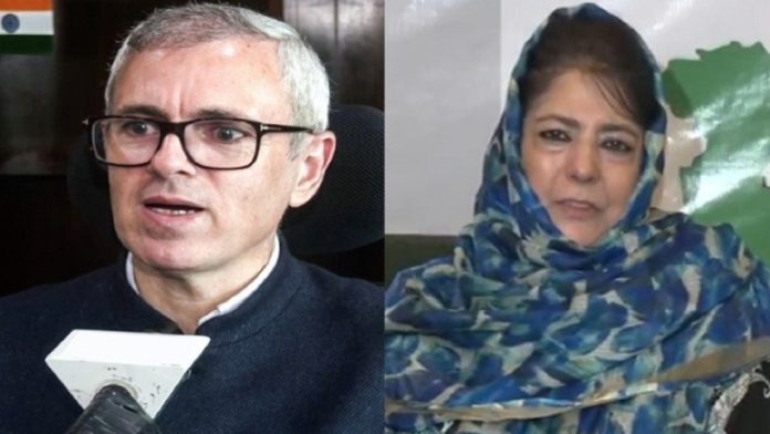 उमर अब्दुल्ला, महबूबा मुफ्ती
