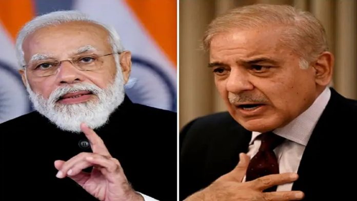 पीएम नरेंद्र मोदी और पाकिस्तानी पीएम शहबाज शरीफ