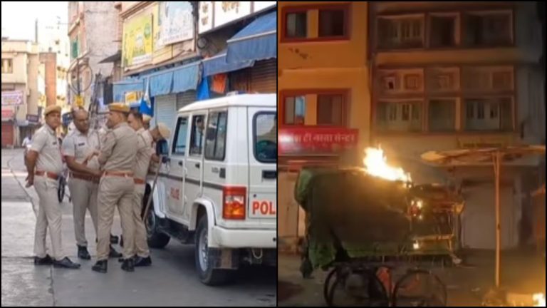 उदयपुर में हिंदू सब्जी वाले पर मुस्लिमों ने तलवार से किया हमला, भीड़ इकट्ठा कर दुकान में आग लगाई दी: ‘नींबू’ विवाद में ‘कन्हैया लाल कांड’ दोहराने का प्रयास