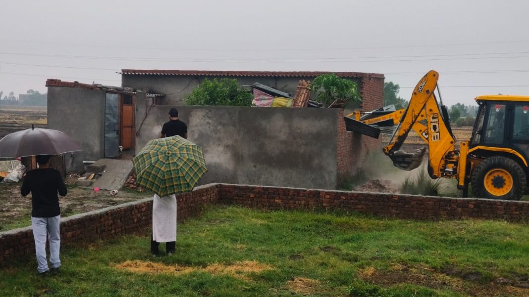 मुश्ताक हत्या बुलडोजर
