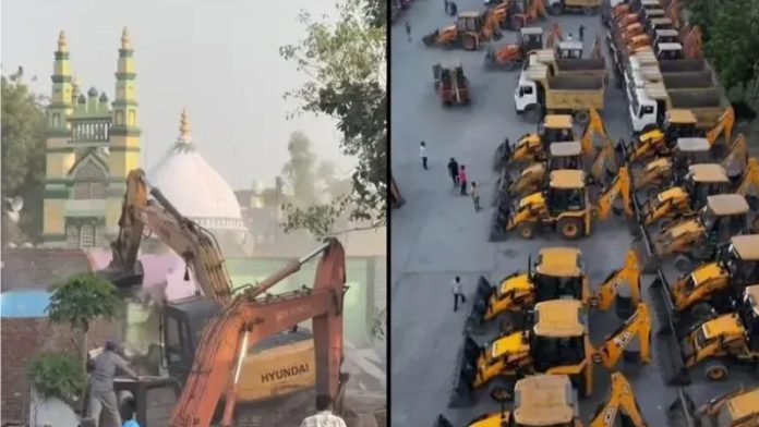 बुलडोजर चंडोला अवैध बांग्लादेशी