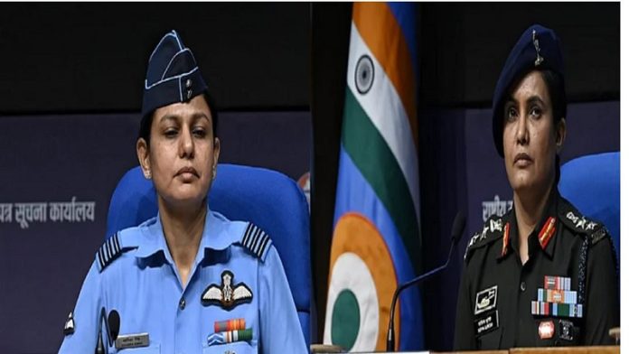 विंग कमांडर व्योमिका सिंह और कर्नल सोफिया कुरैशी