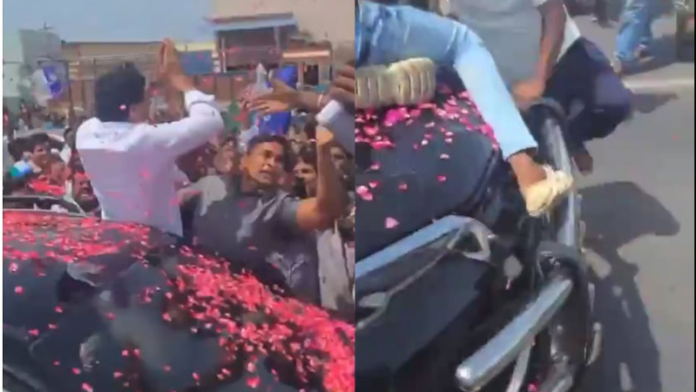 पूर्व सीएम जगन मोहन रेड्डी की कार