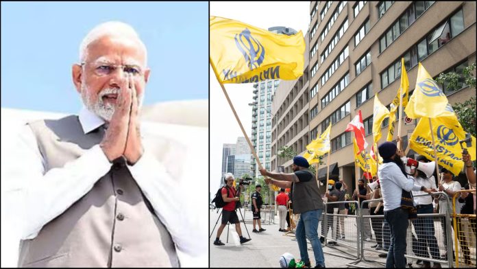 खालिस्तान पीएम मोदी