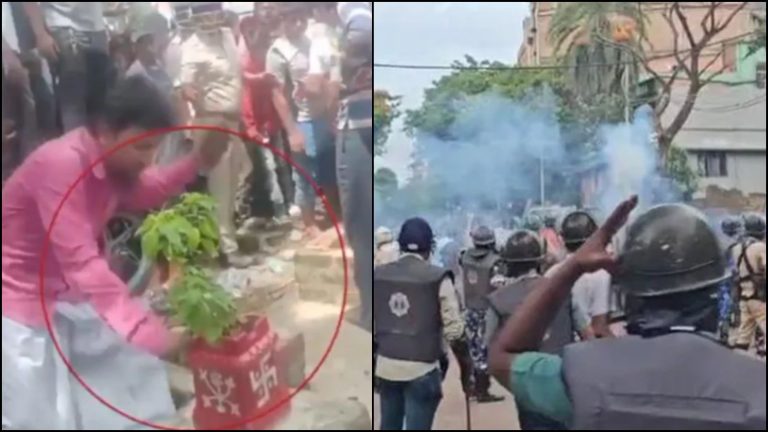 मंदिर के सामने तुलसी लगाने से भड़के मुस्लिम, ‘जय श्रीराम’ बुलवाने की अफवाह जुनैद की बीवी ने फैलाई; उपद्रव करने लगी 2000 की भीड़: रिपोर्ट, बोले पीड़ित- हिंदुओं की दुकानें चुन-चुनकर जलाई